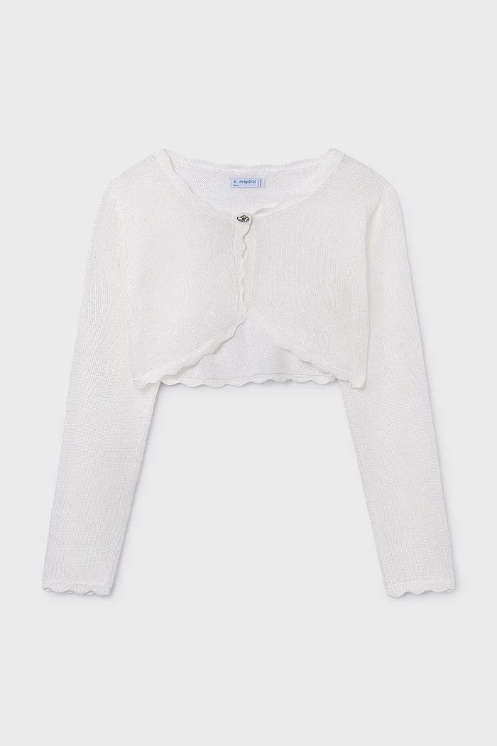 Mayoral cardigan copii uni bej 332.8A.Junior.PPY2