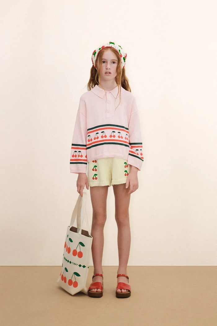 Dětský bavlněný svetr Tinycottons CHERRIES SWEATER SS26.409