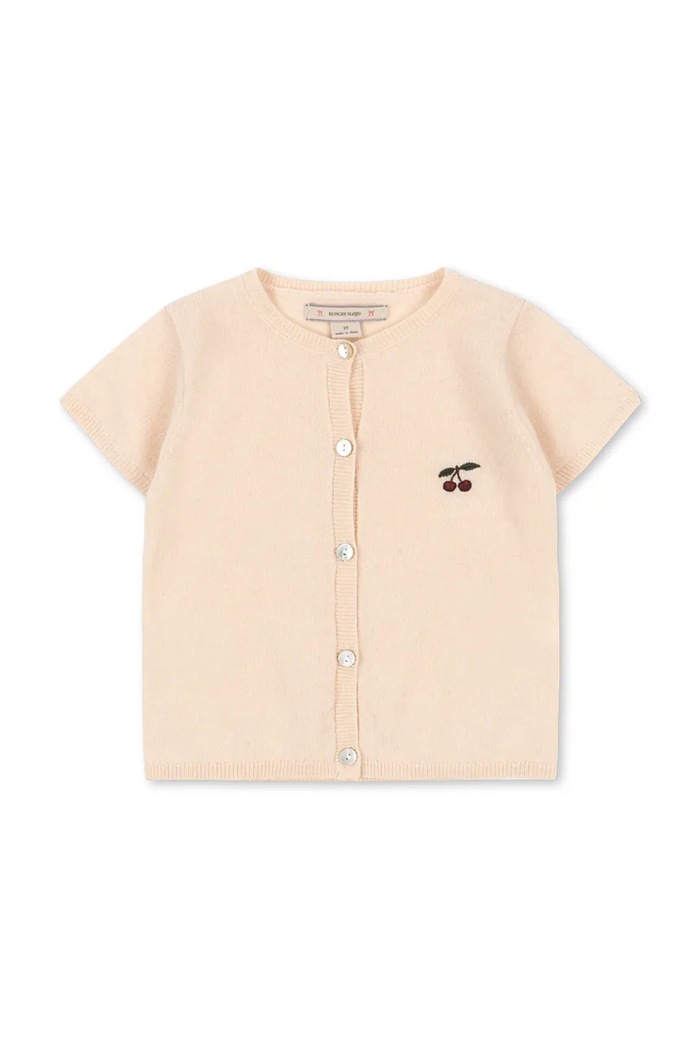 Konges Sløjd cardigan de lână pentru copii BASI CARDIGAN KS104661.PPY2 bej SS26