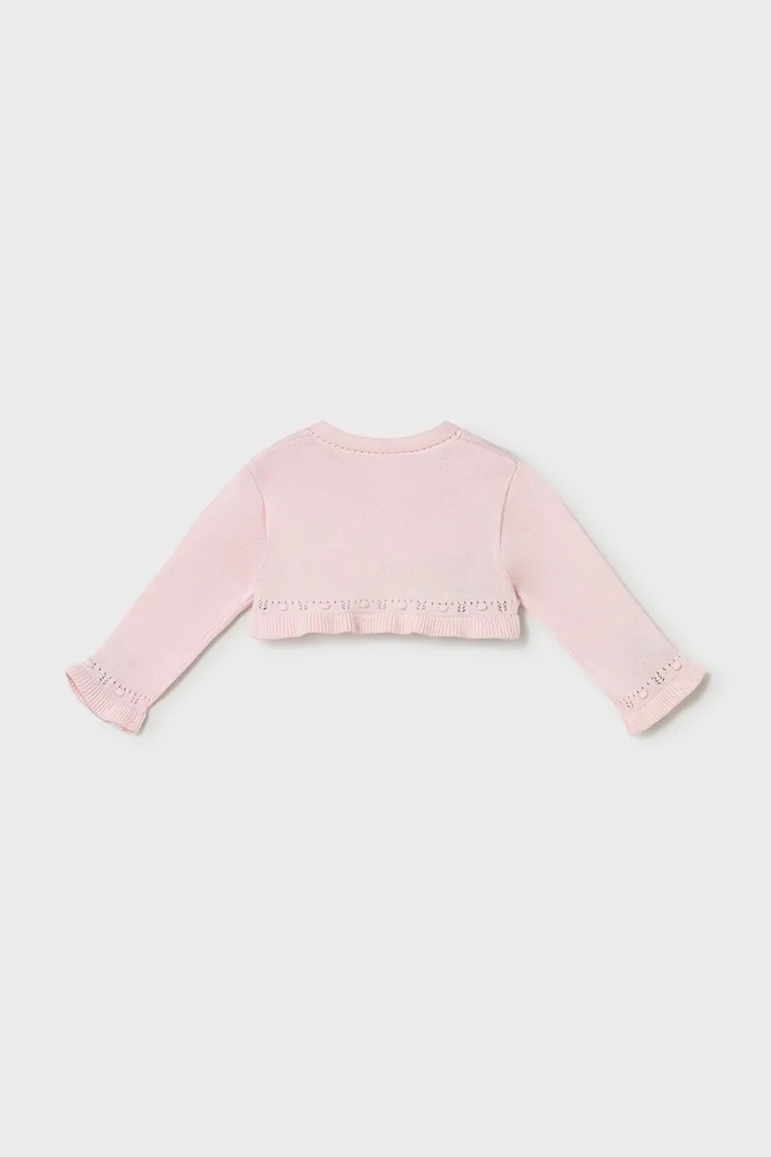 Παιδικό κάρδιγκαν Mayoral Newborn 318.2L.Newborn.PPY2 ροζ SS26