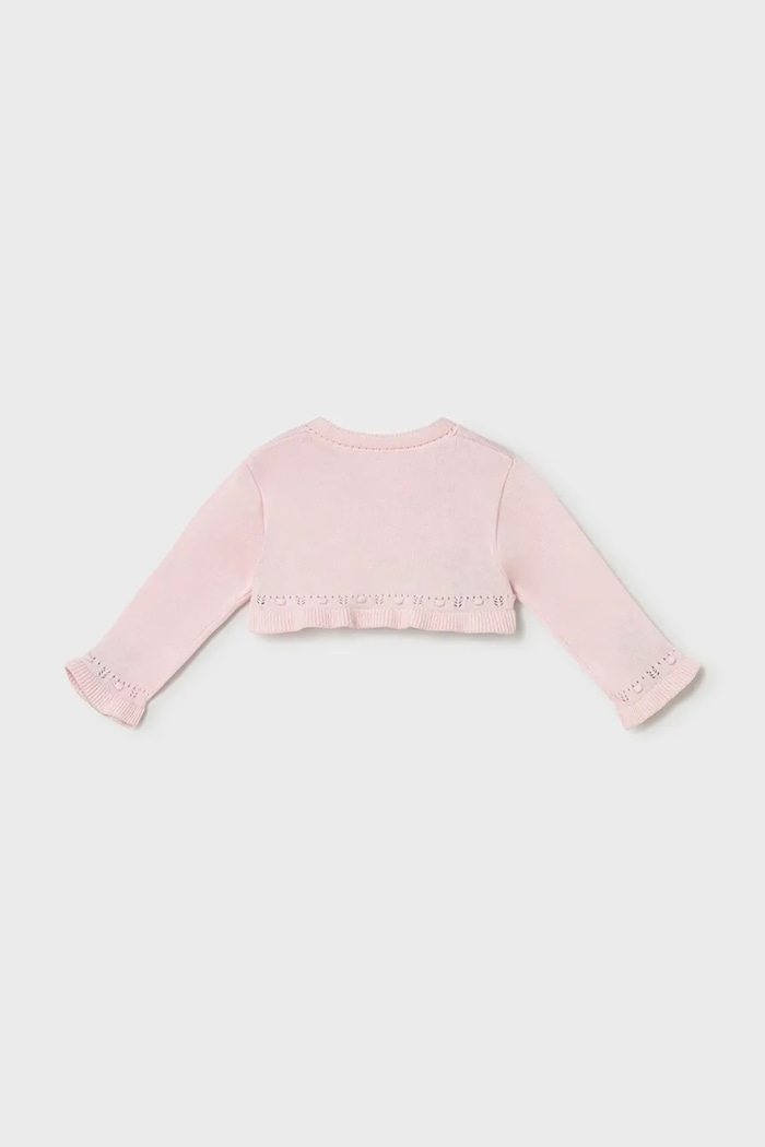 Παιδικό κάρδιγκαν Mayoral Newborn 318.2L.Newborn.PPY2 ροζ SS26