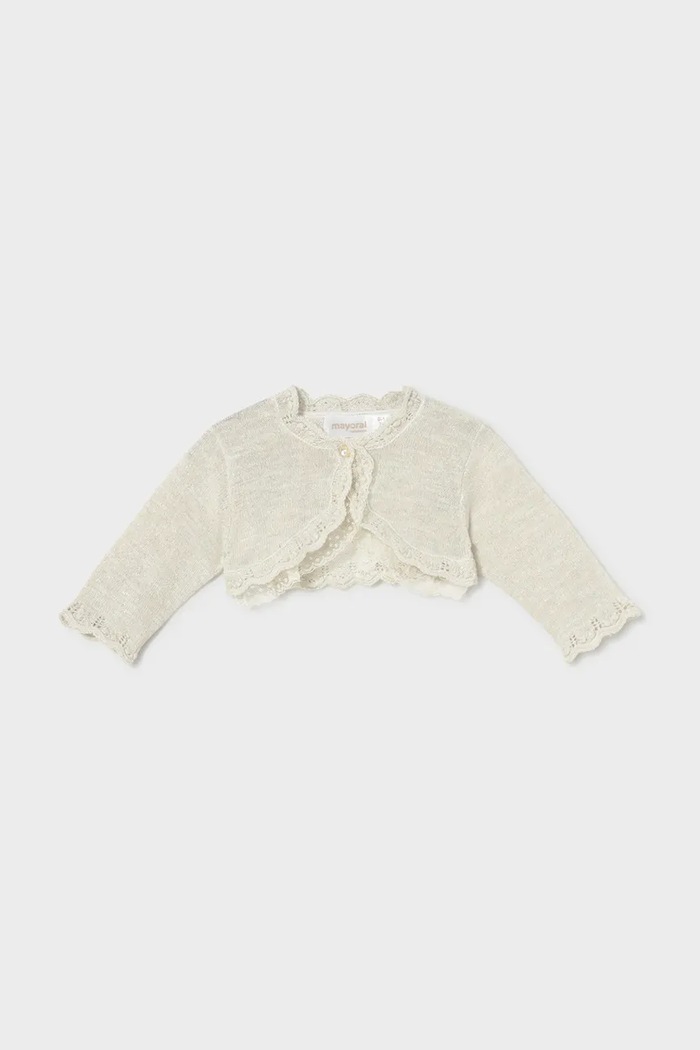Mayoral Newborn cardigan bebe imprimeu bej 1301.2M.Newborn.PPY2