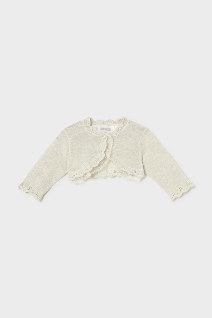 Mayoral Newborn cardigan bebe imprimeu bej 1301.2M.Newborn.PPY2