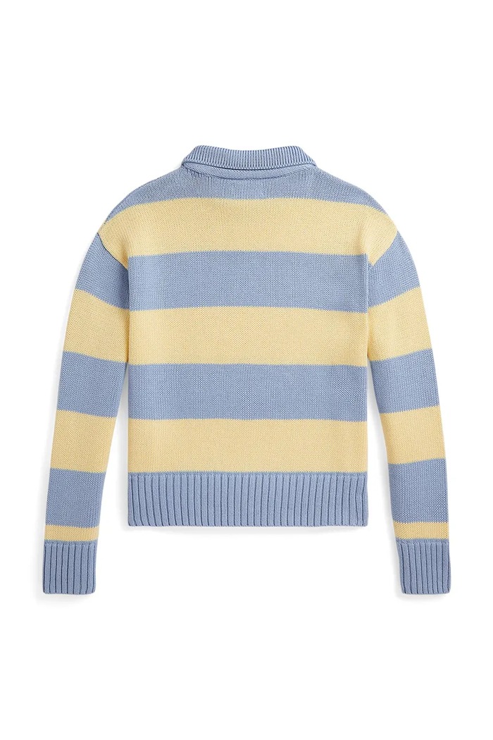 Dievča Detský bavlnený sveter Polo Ralph Lauren 313A11257001 modrá