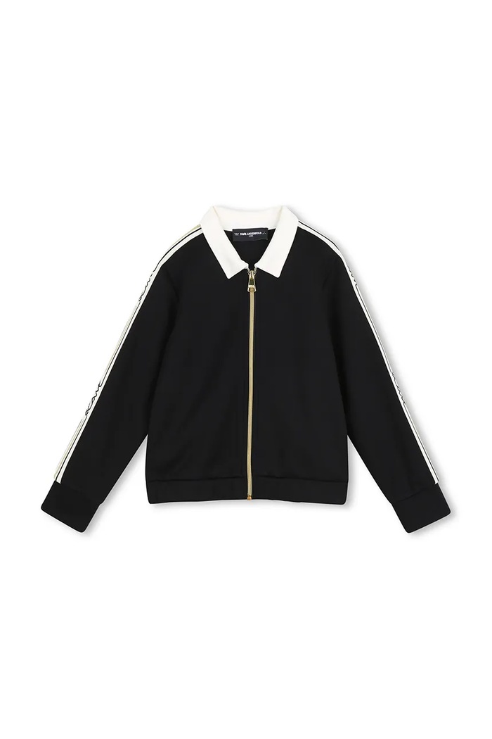 Detský sveter Karl Lagerfeld Z31132.114.150 čierna SS26