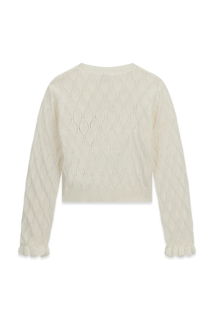Dziewczynka Guess sweter bawełniany dziecięcy J6GR00.Z5491.PPY2.M beżowy