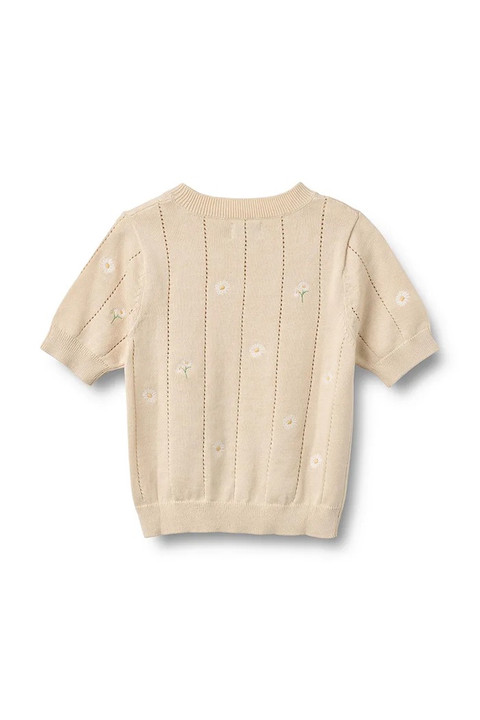 Wheat sweter dziecięcy bawełniany 0570.560.GOTS beżowy SS26