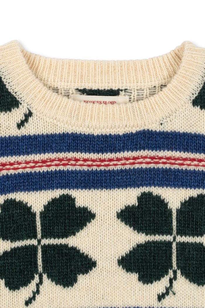Detský vlnený sveter Konges Sløjd BILLI SWEATER béžová KS104234.PreSpring