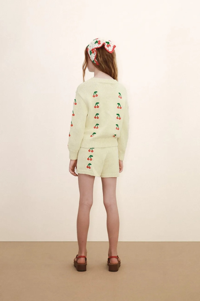Tinycottons pulover de bumbac pentru copii MINI CHERRIES SWEATER SS26.387