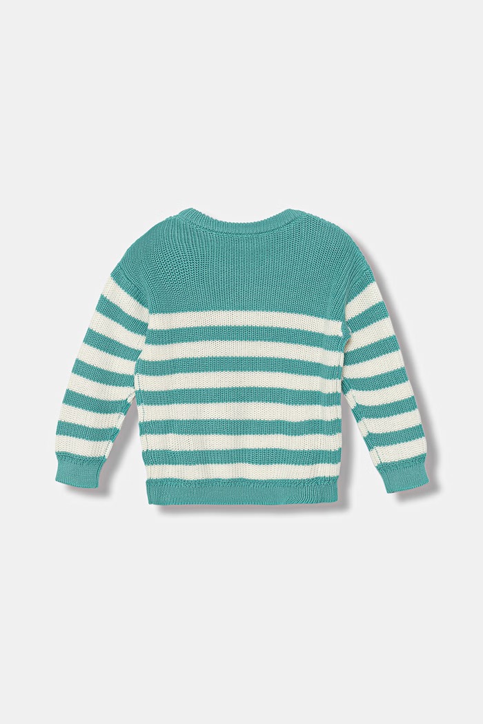 United Colors of Benetton detský sveter s bavlnou 18PFH103B.P.Stagionale tyrkysová SS26