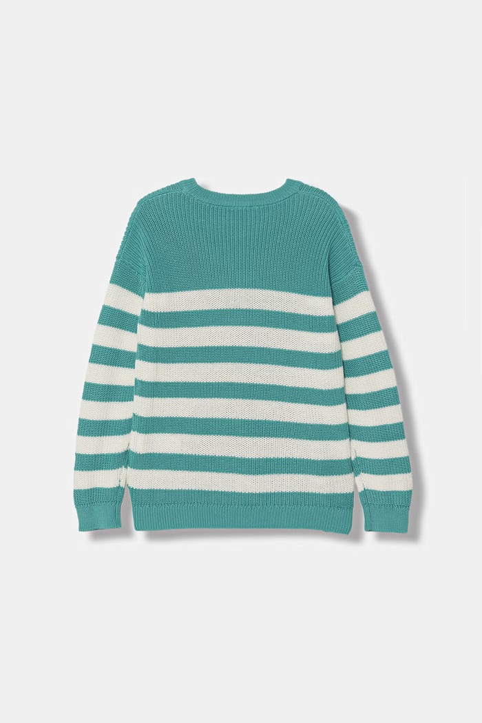 United Colors of Benetton detský sveter s bavlnou 18PFQ10A7.G.Stagionale tyrkysová SS26