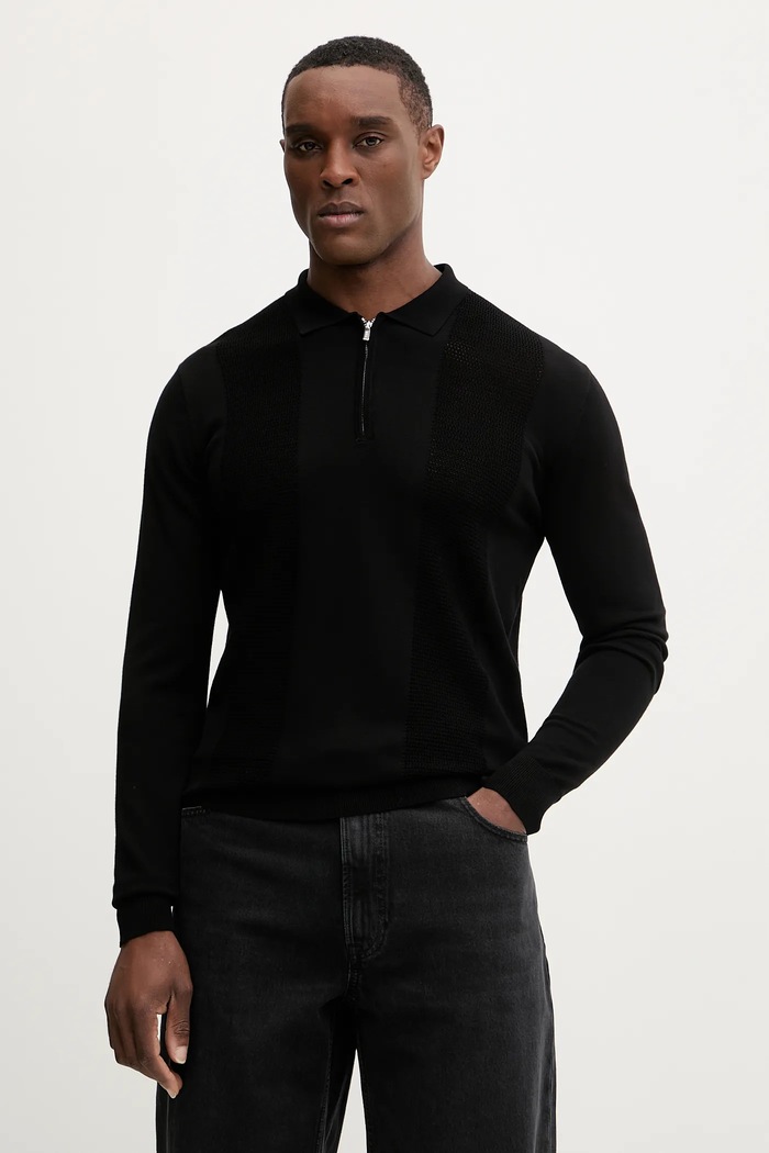 Pulover Karl Lagerfeld tanka crna 561302.655011