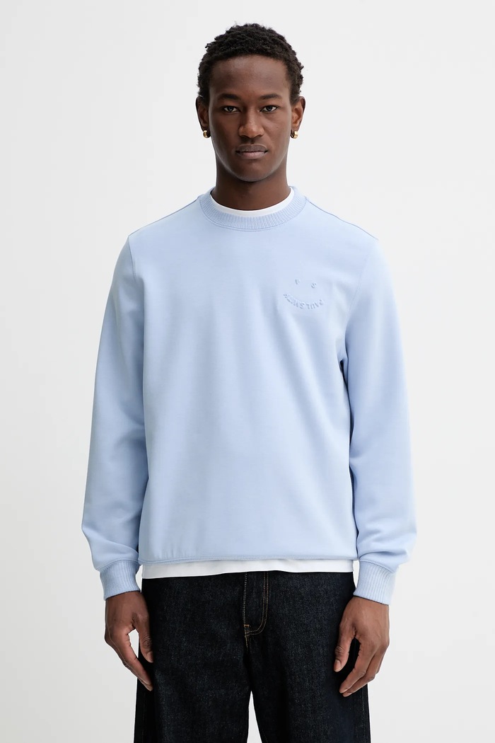 PS Paul Smith bluza z domieszką wełny pozostałe niebieski M2R.211ZE.V22567