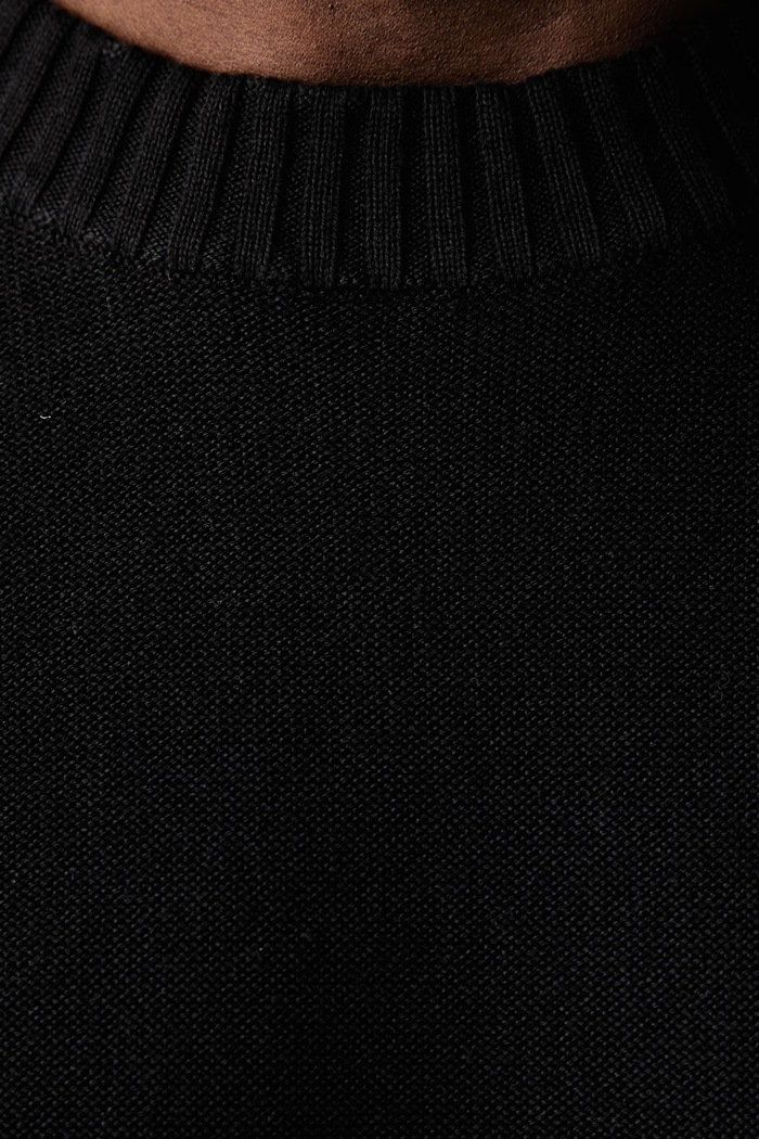 Sweter męski bawełniany San Casey-C1 HUGO Blue czarny 50553601