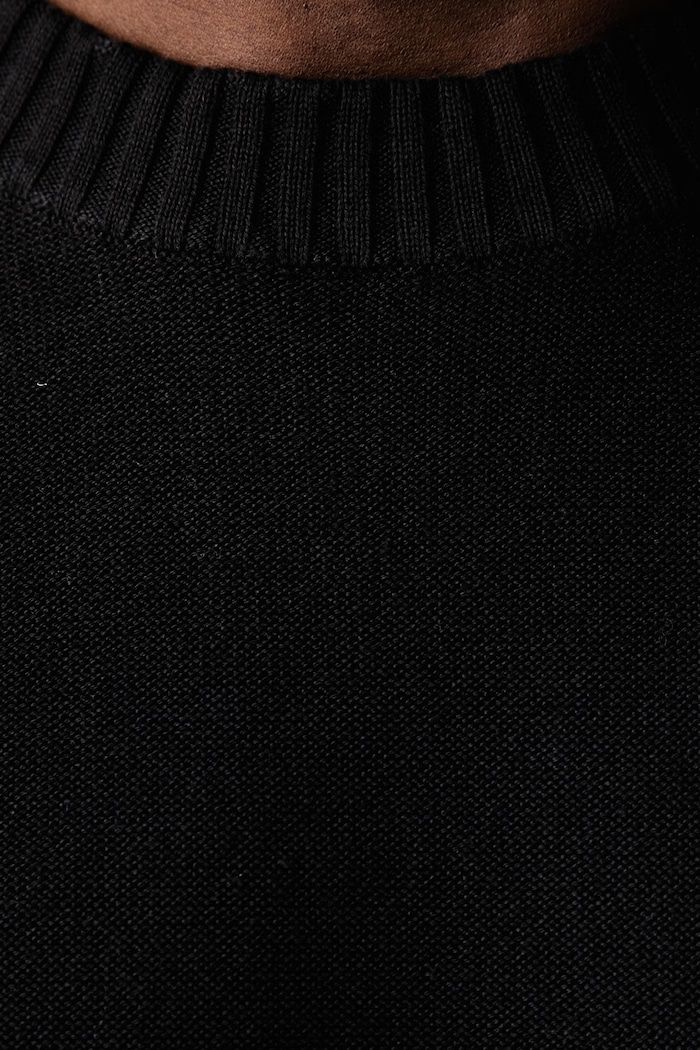 Sweter męski bawełniany San Casey-C1 HUGO Blue czarny 50553601