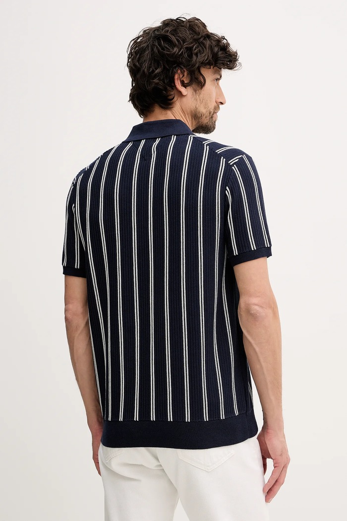 Oblečení Bavlněné polo tričko Tommy Hilfiger MW0MW41949 námořnická modř