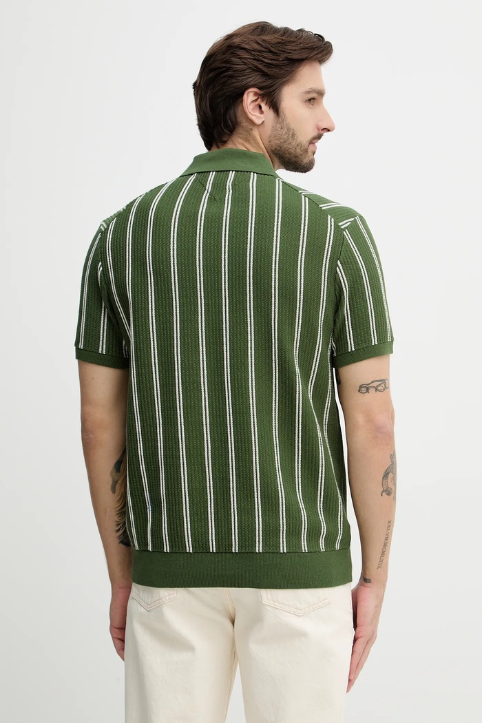 Oblečení Bavlněné polo tričko Tommy Hilfiger MW0MW41949 zelená