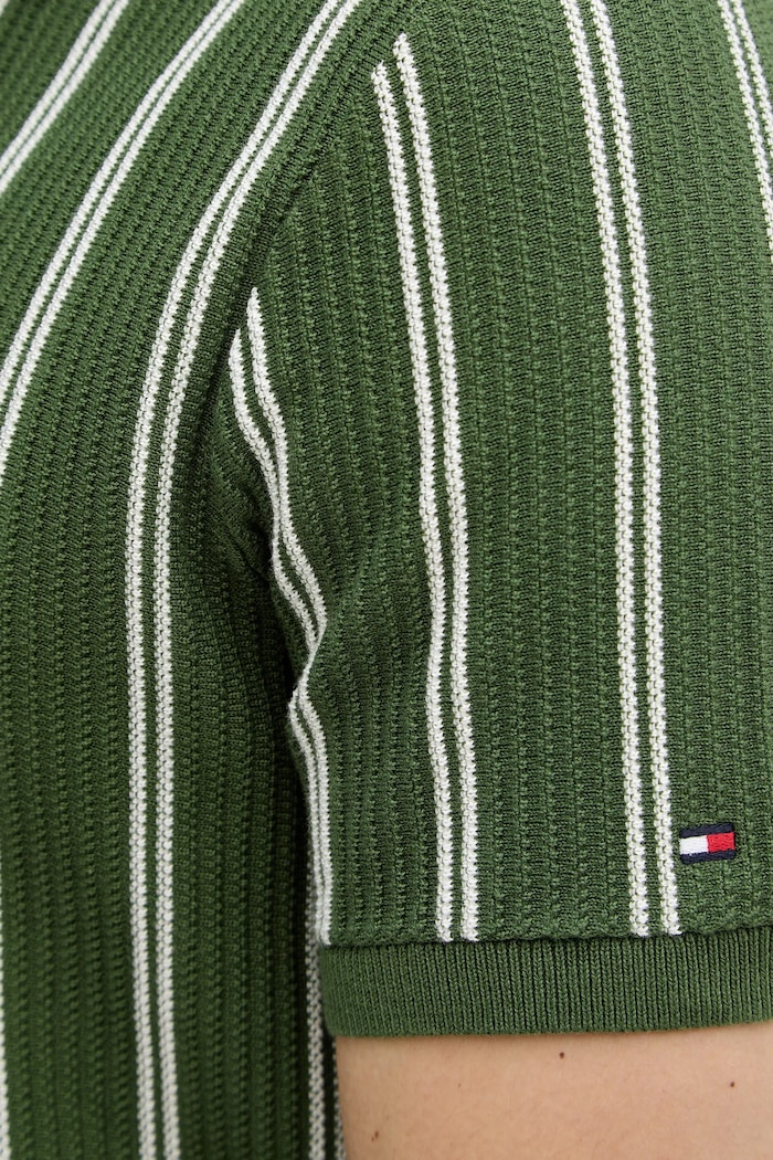 Bavlněné polo tričko Tommy Hilfiger MW0MW41949 zelená