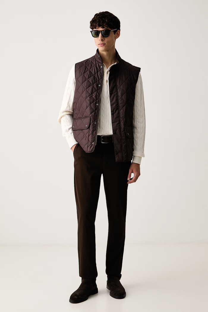 Tommy Hilfiger sveter pánsky bavlnený MW0MW41955 béžová SS26