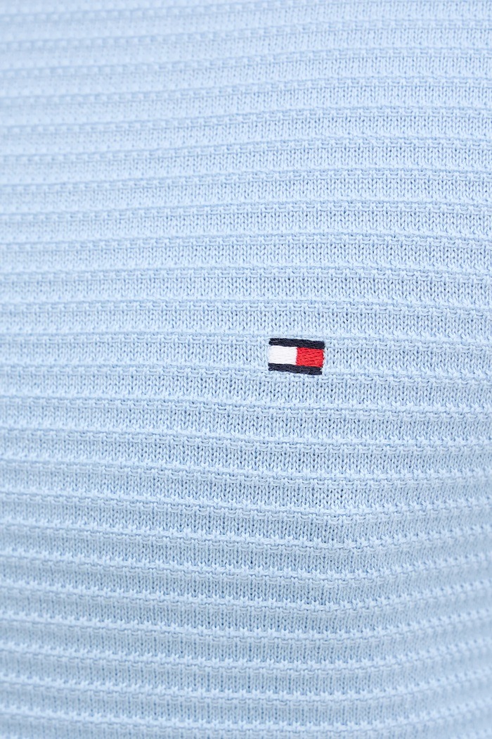 Bavlněný svetr Tommy Hilfiger MW0MW41643 modrá