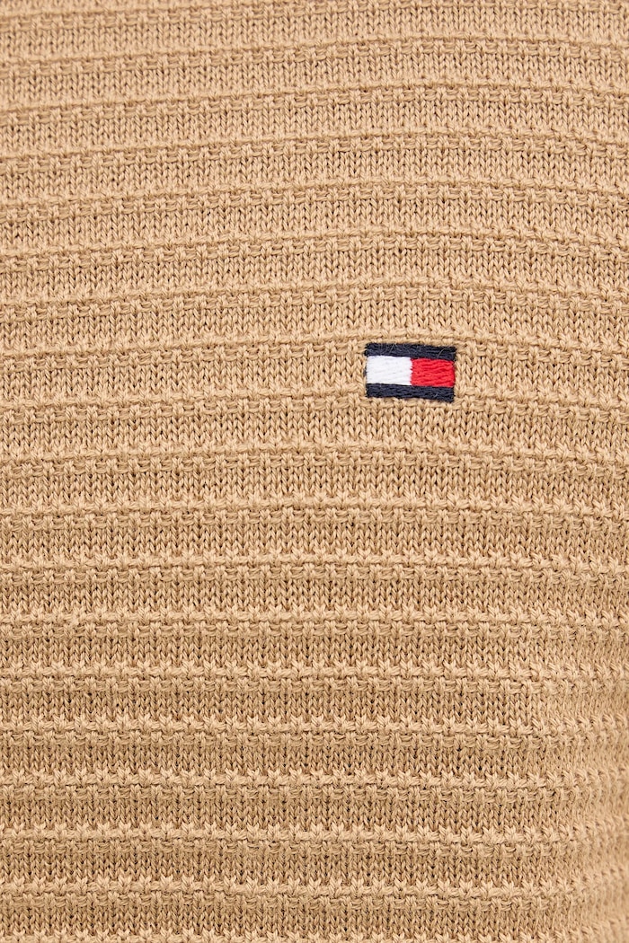 Bombažen pulover Tommy Hilfiger MW0MW41643 rjava