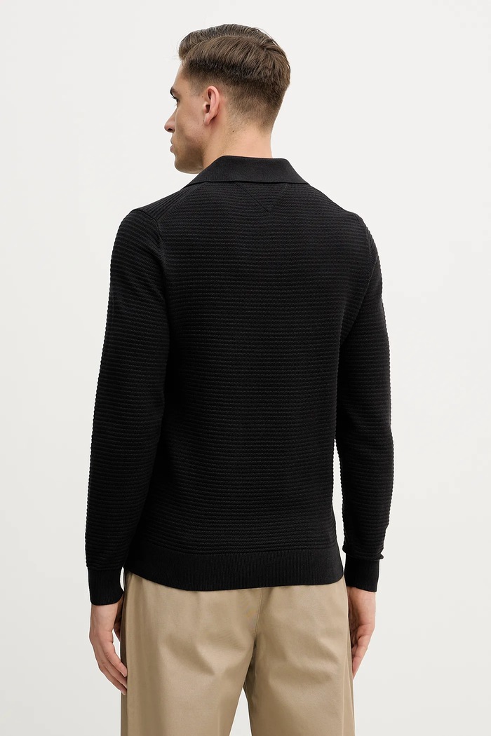 Oblečení Bavlněný svetr Tommy Hilfiger MW0MW41644 černá