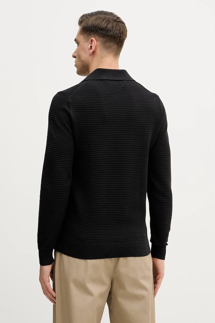 Oblečení Bavlněný svetr Tommy Hilfiger MW0MW41644 černá