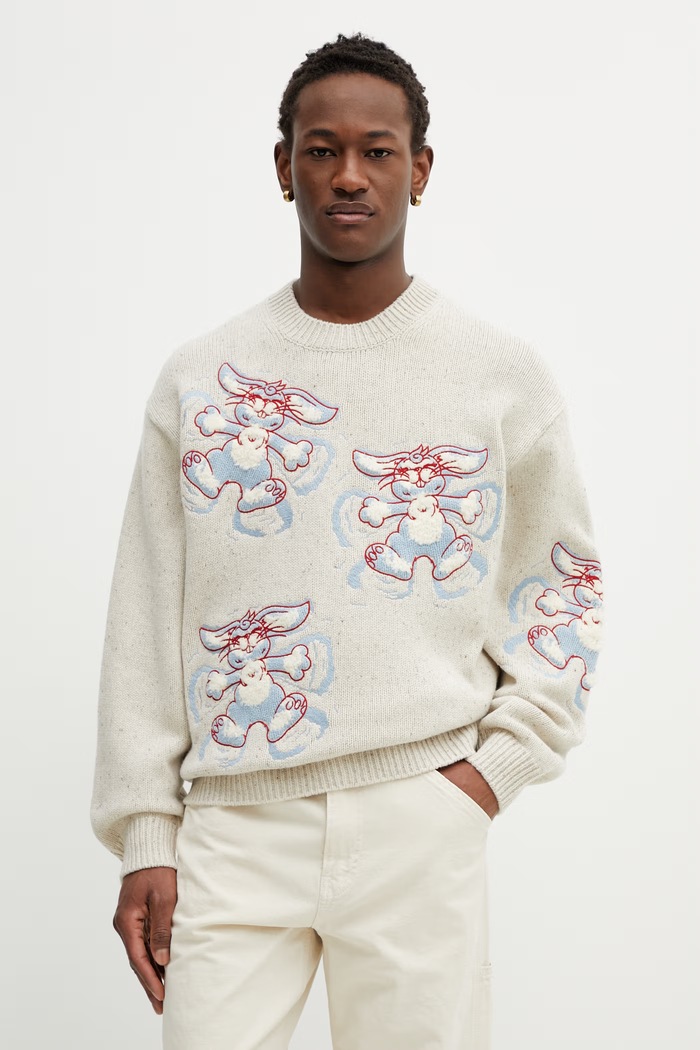 Шерстяной свитер Kenzo шерсть бежевый FG55PU7723DD
