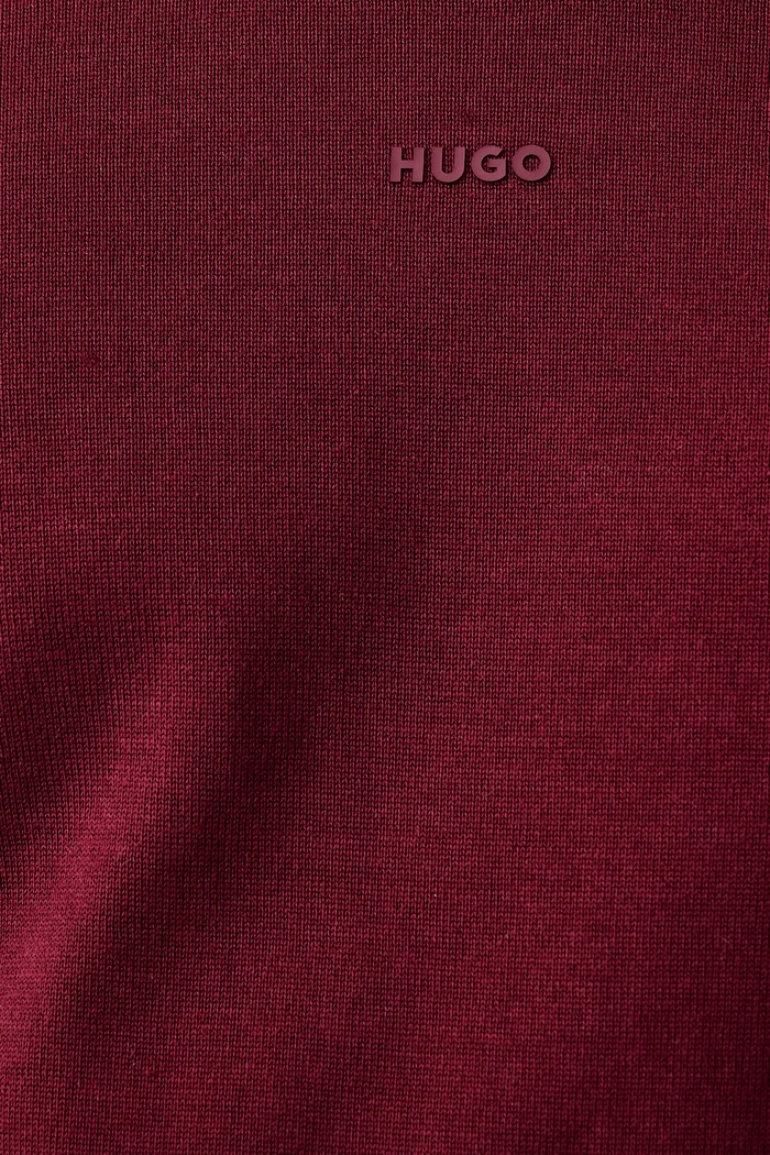 Sweter męski bawełniany San Cassius-C2 HUGO czerwony 50553588