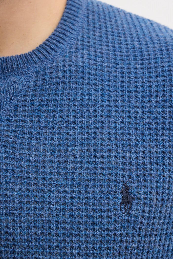 Πουλόβερ με προσθήκη μαλλιού Polo Ralph Lauren 710P04307 μπλε