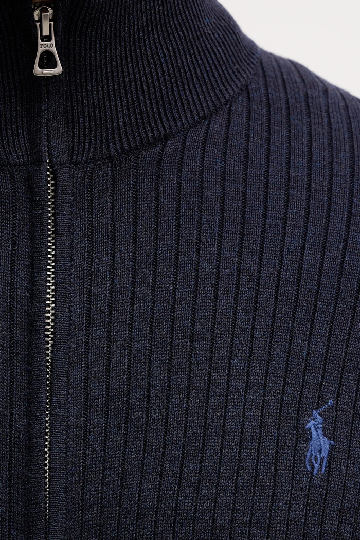 Памучна жилетка Polo Ralph Lauren 710P04444 тъмносин