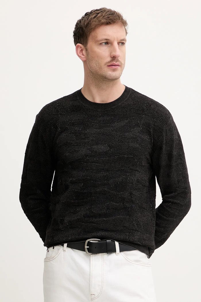 Pulover Armani Exchange Tanka črna XM001976.AF11966