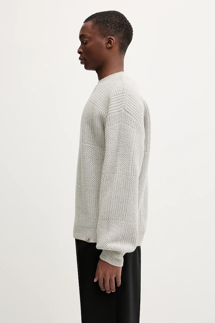 Светр із додаванням вовни Carhartt WIP Bishop Sweater I035591.3GEXX сірий SS26