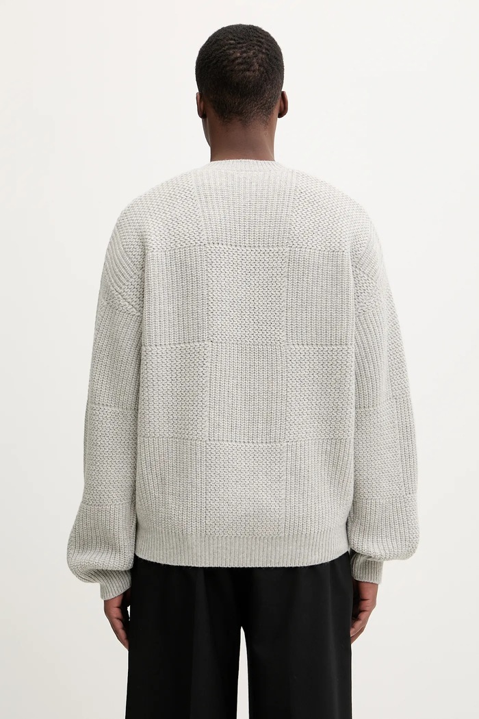 Одяг Светр із додаванням вовни Carhartt WIP Bishop Sweater I035591.3GEXX сірий