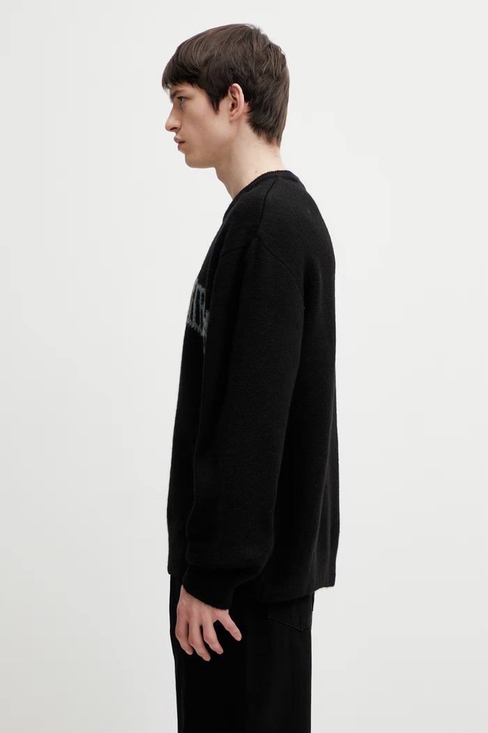 Carhartt WIP sweter z domieszką wełny Commuting Sweater I036057.89XX czarny SS26