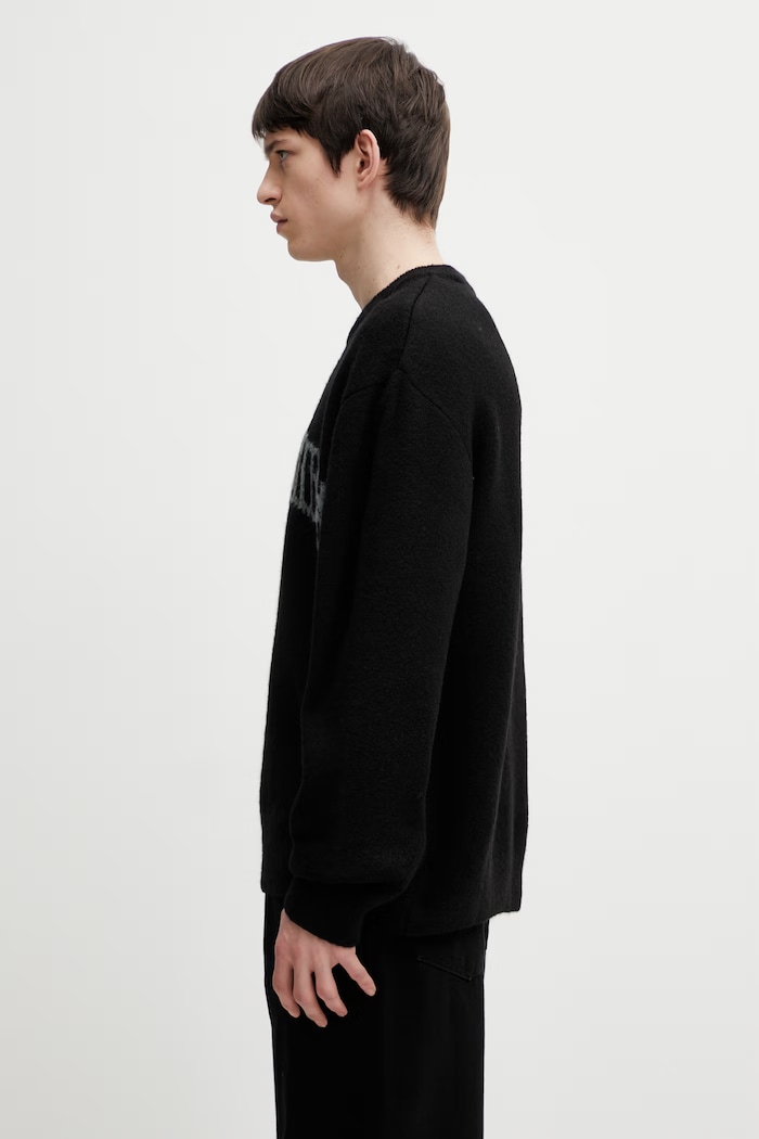 Carhartt WIP sweter z domieszką wełny Commuting Sweater I036057.89XX czarny SS26