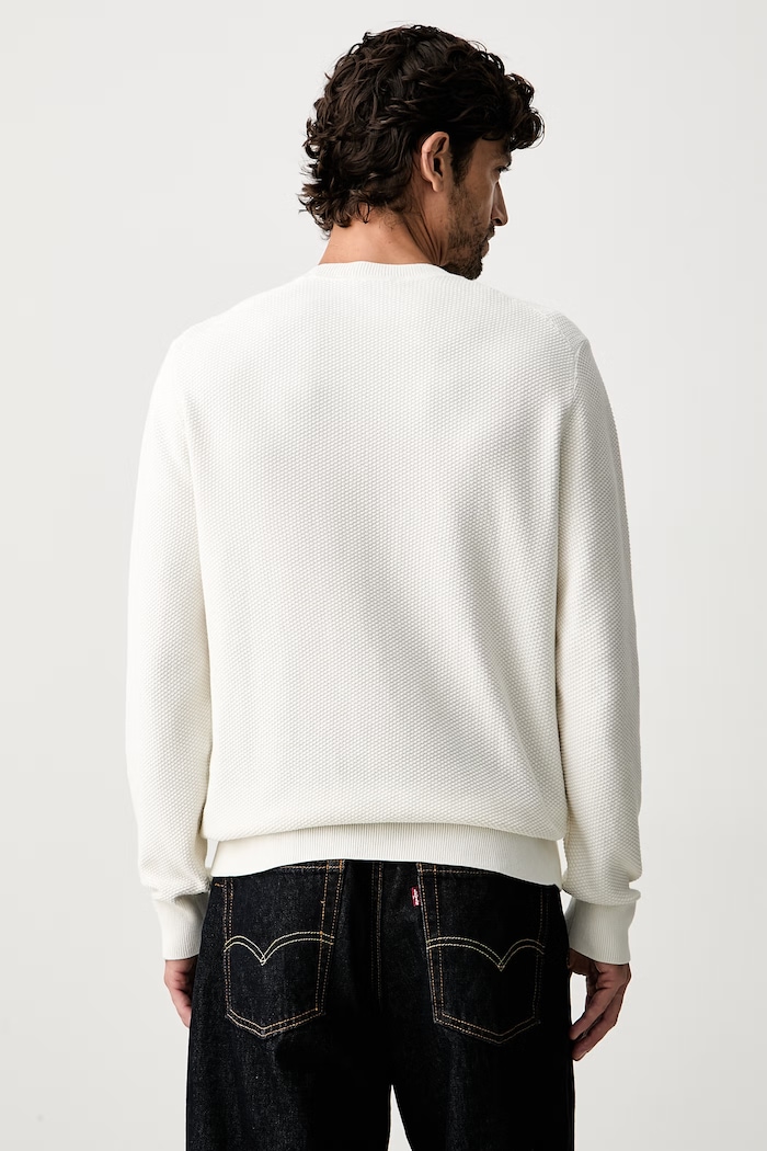Odzież Calvin Klein sweter męski bawełniany LV04LF304G beżowy