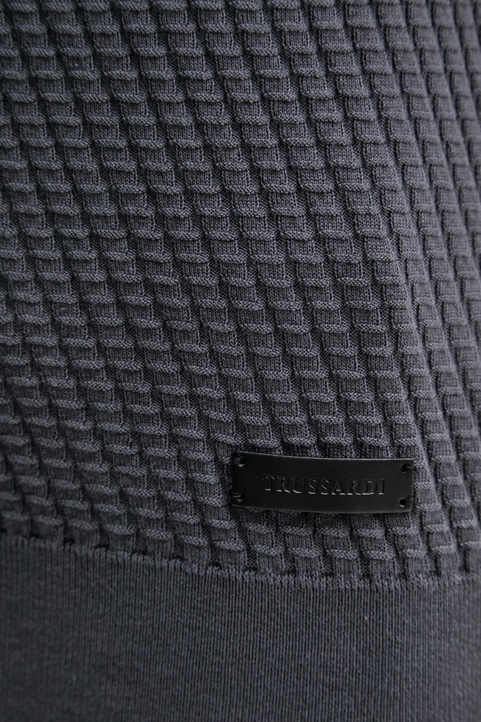 Trussardi sweter męski bawełniany M0718000076N szary