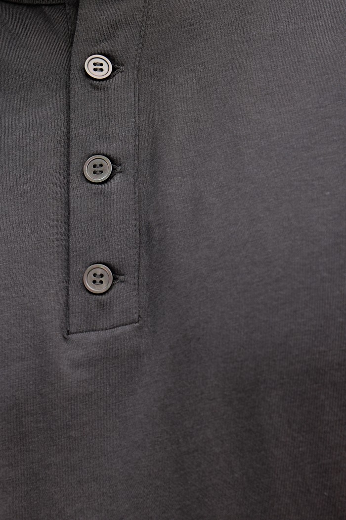Sisley polo tričko pánske bavlnené 3XDTS1053 sivá