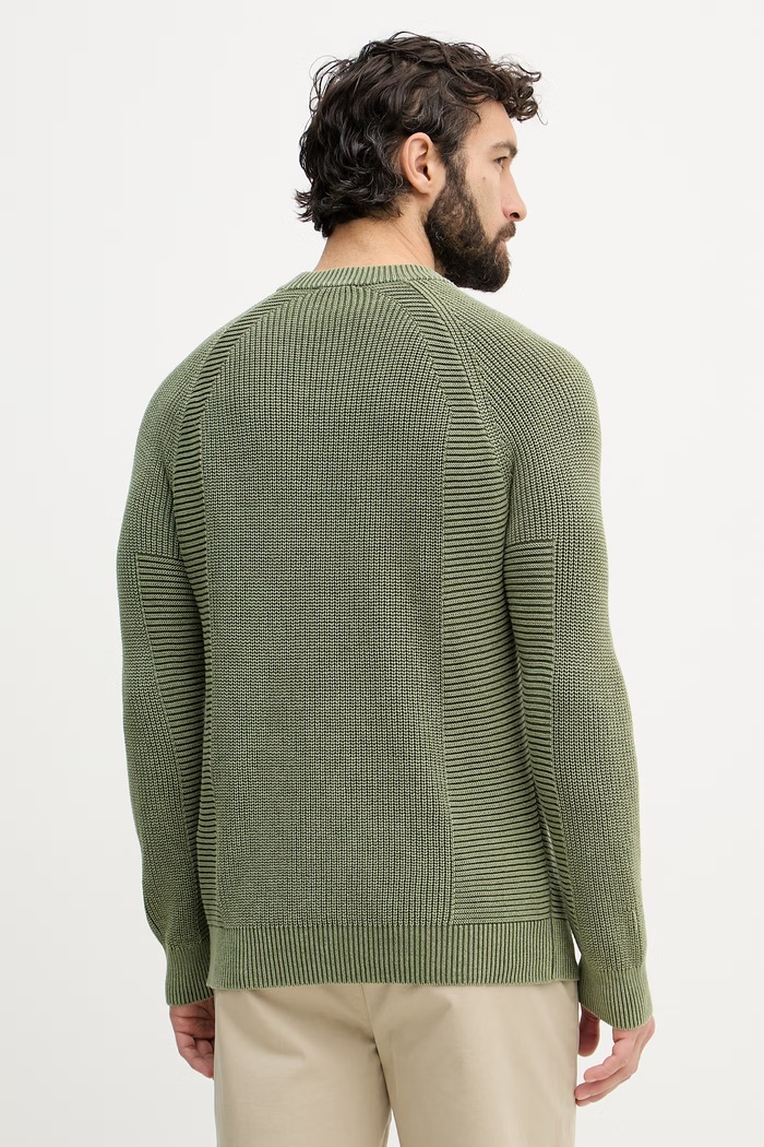 Odzież United Colors of Benetton sweter męski 1VOXU10AK zielony