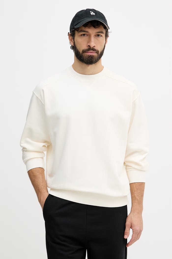 United Colors of Benetton bluza męska beżowy 3Q8HU1095