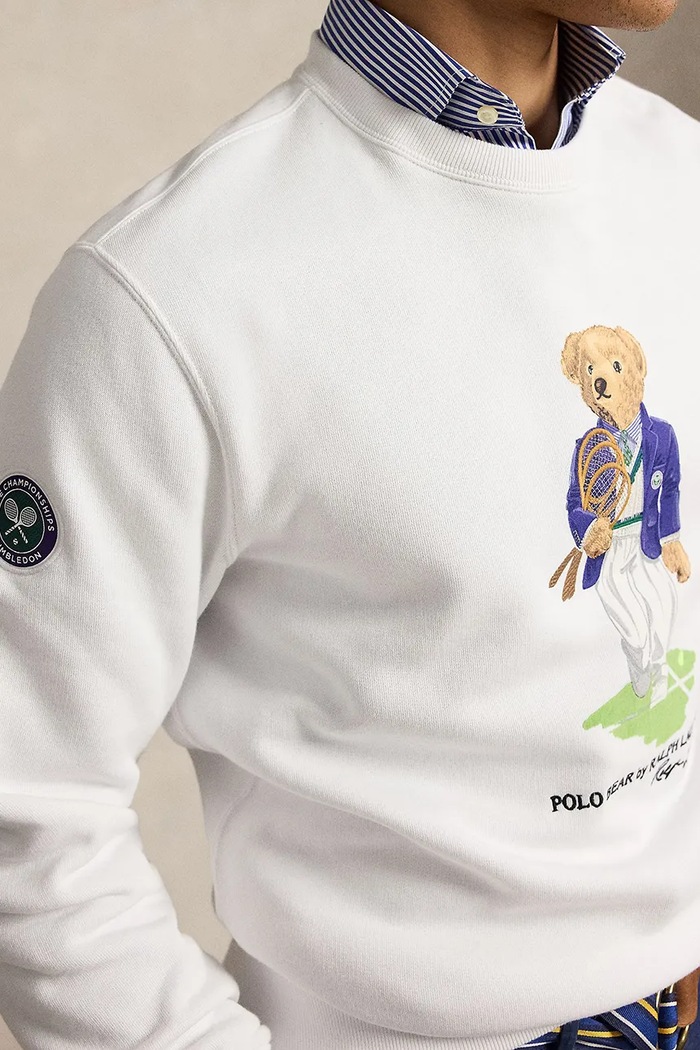 Polo Ralph Lauren sweter męski bawełniany biały 710B16075