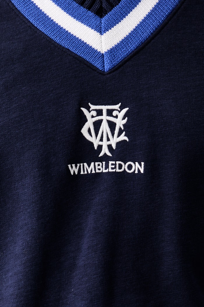 Polo Ralph Lauren sweter męski bawełniany Wimbledon 710B17867 granatowy