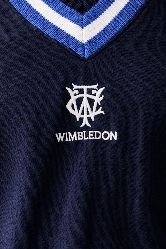 Polo Ralph Lauren sweter męski bawełniany Wimbledon 710B17867 granatowy