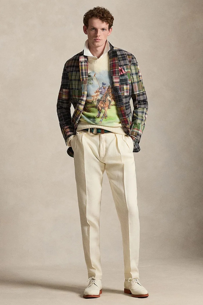 Oblečenie Polo Ralph Lauren sveter pánsky kašmírový 710B24337 béžová