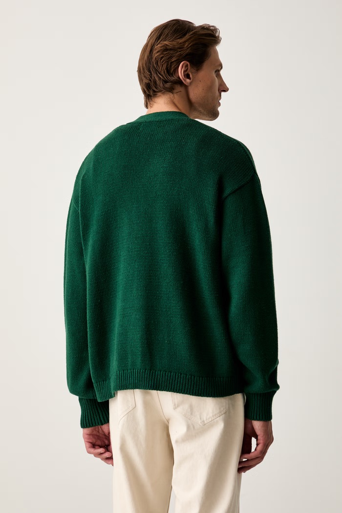 Odzież Polo Ralph Lauren kardigan męski bawełniany 710B13887 zielony