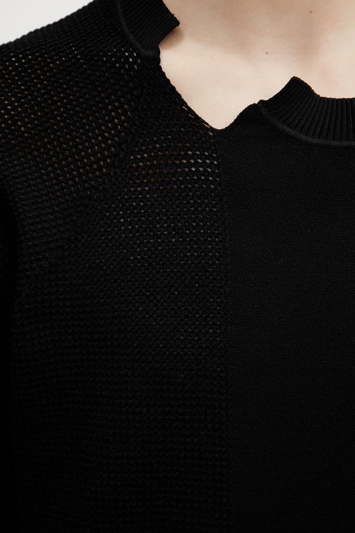 Πουλόβερ Y-3 KNIT SWEATER KR2395 μαύρο
