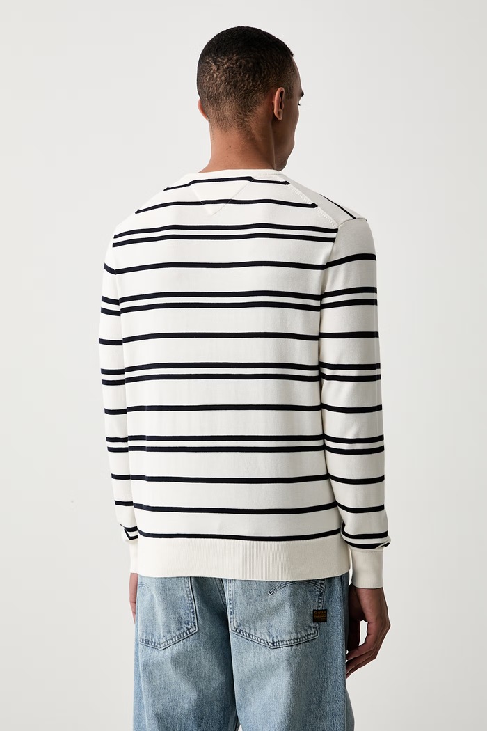 Odzież Tommy Hilfiger sweter męski bawełniany MW0MW39999. beżowy