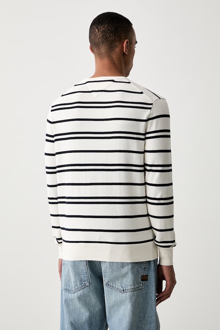 Odzież Tommy Hilfiger sweter męski bawełniany MW0MW39999. beżowy