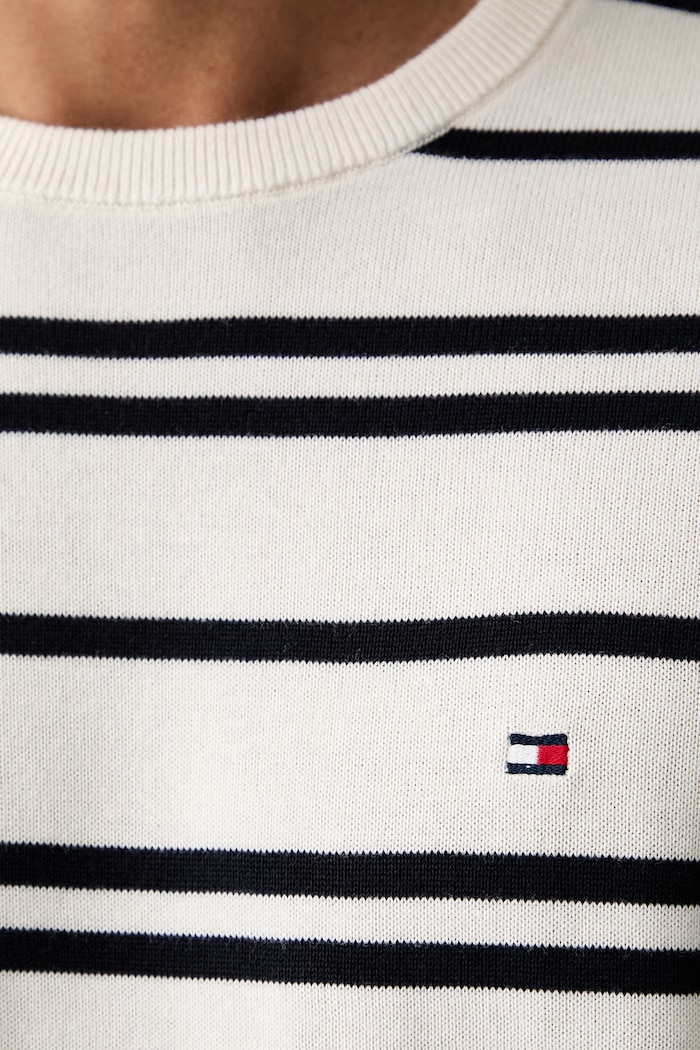 Tommy Hilfiger sweter męski bawełniany MW0MW39999. beżowy